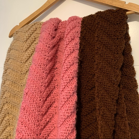 Crocheted Afghan Throw Blanket - Picture 2 of 8